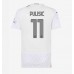 AC Milan Christian Pulisic #11 Borta matchtröja Dam 2023-24 Kortärmad Billigt